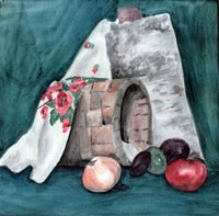 Натюрморт с кузовком. 1940 г. Улыбин Боря. 15 лет. Натюрморт с кузовком. 1940 г. Улыбин Боря. 15 лет.