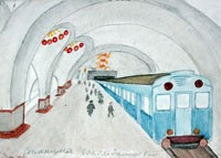 Станция Сокол. 1940 г. Таланцев А. 8 лет.